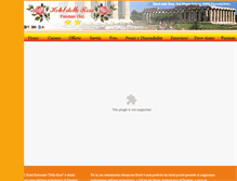 Tablet Screenshot of hotelristorantedellerose.com